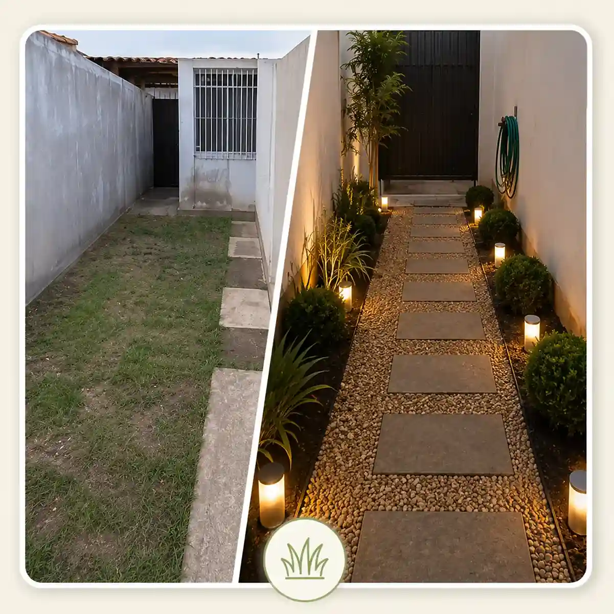 Projeto de jardim pequeno 7